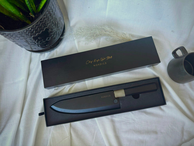 Nordico Chef Knife with Wooden sheath